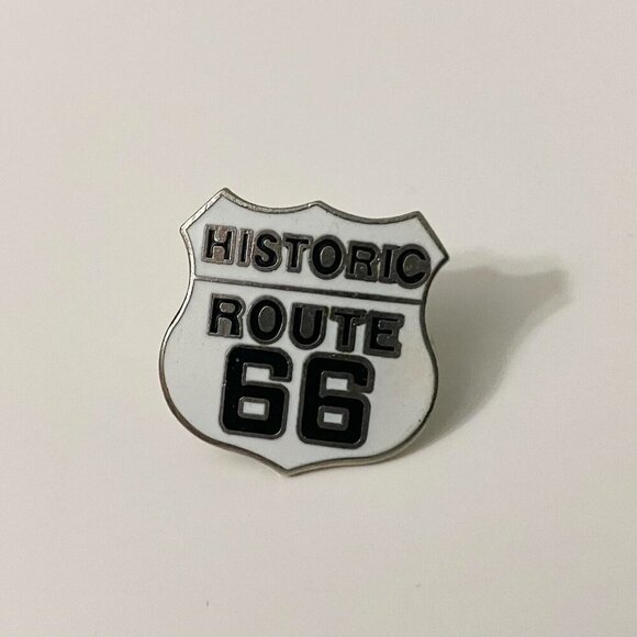 Vintage Historic Route 66 Pin - Picture 2 of 8